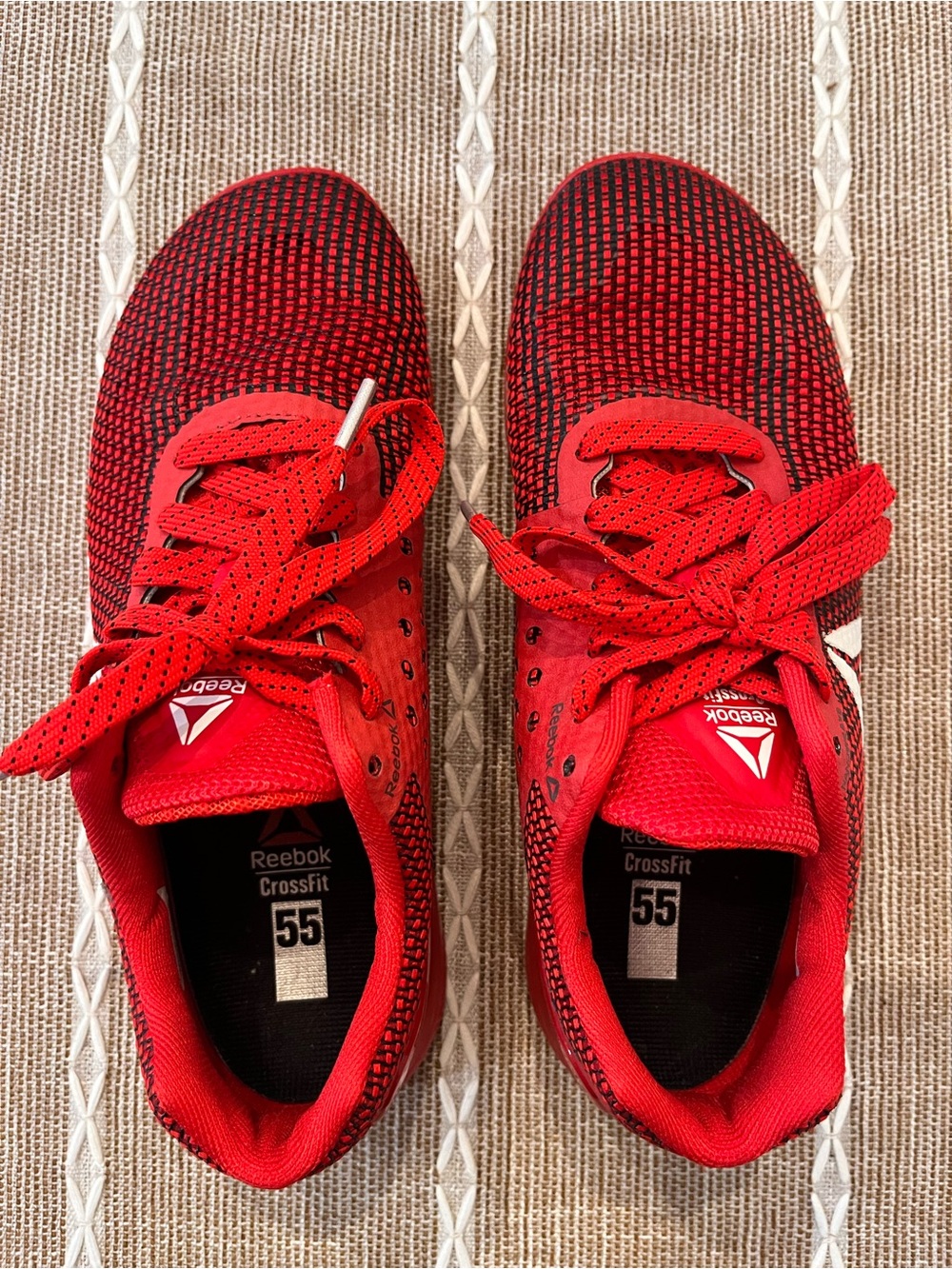 Reebok Red and Black CrossFit Sneakers 0.5 MMShell NANO 1